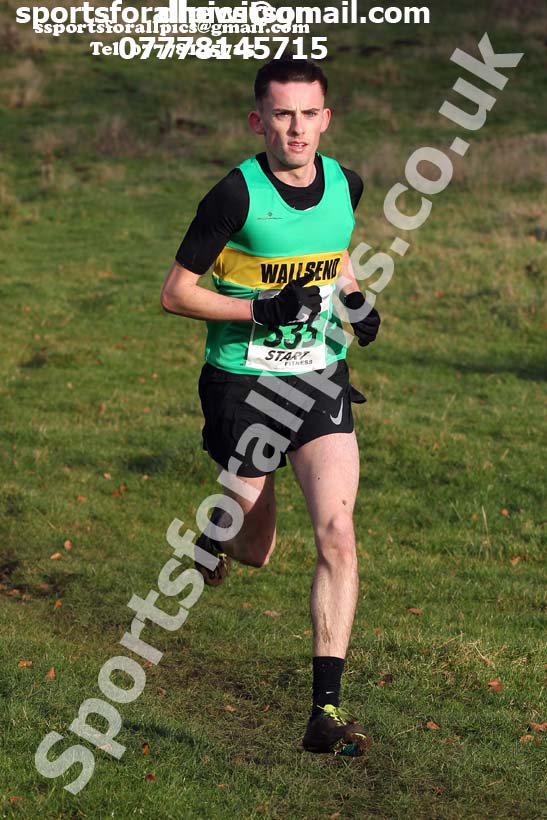 Mens under-20s cross country, 2019 North Eastern Cross Country Champs., Alnwick, Northumberland.  Photo: David T. Hewitson/Sports for All Pics